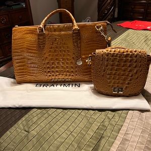 Brand New Butterscotch Weekender and Crossbody